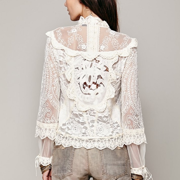 Free People Tops - New Romantics Victorian Top